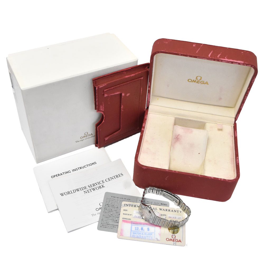 with paper OMEGA Constellation Mini 1562.30 Silver Dial Quartz Ladies
 Watch K#150631