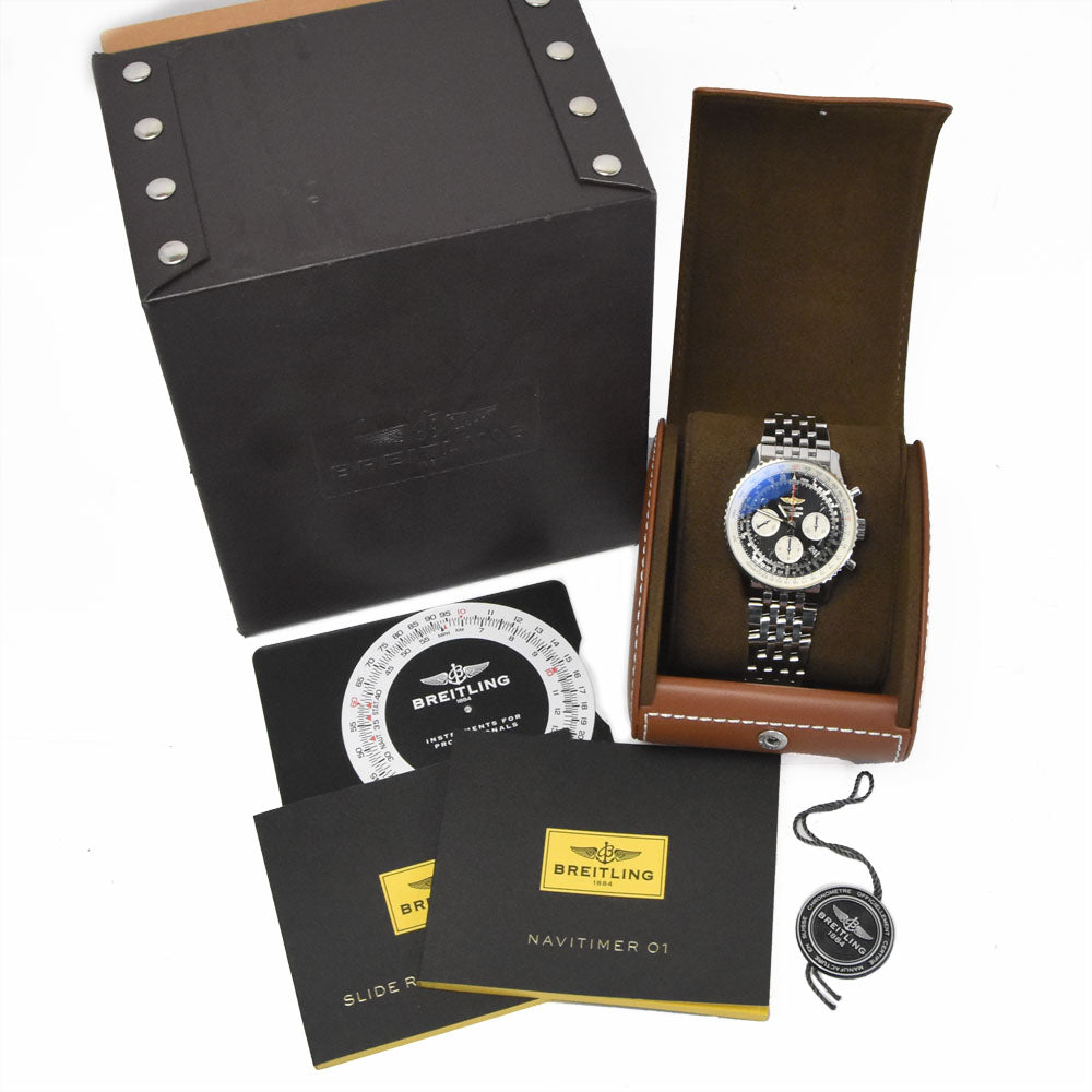BREITLING Navitimer 01 AB0120 Chronograph Date black Dial Automatic Men's
 Watch K#150633
