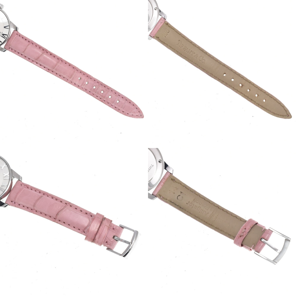 TIFFANY&Co. Atlas 34875928 Date Silver Dial Quartz Ladies
 Watch I#150638