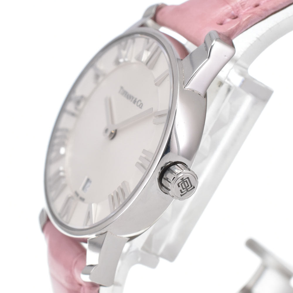 TIFFANY&Co. Atlas 34875928 Date Silver Dial Quartz Ladies
 Watch I#150638