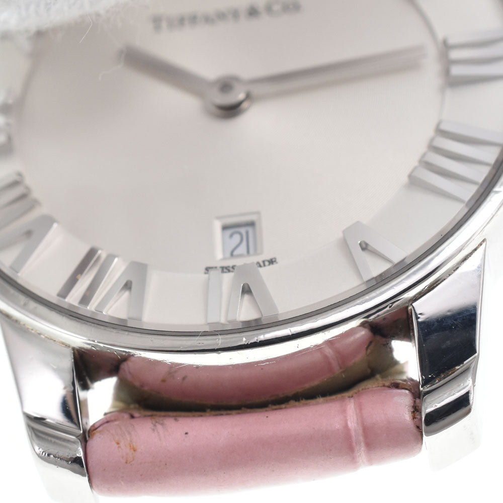 TIFFANY&Co. Atlas 34875928 Date Silver Dial Quartz Ladies
 Watch I#150638