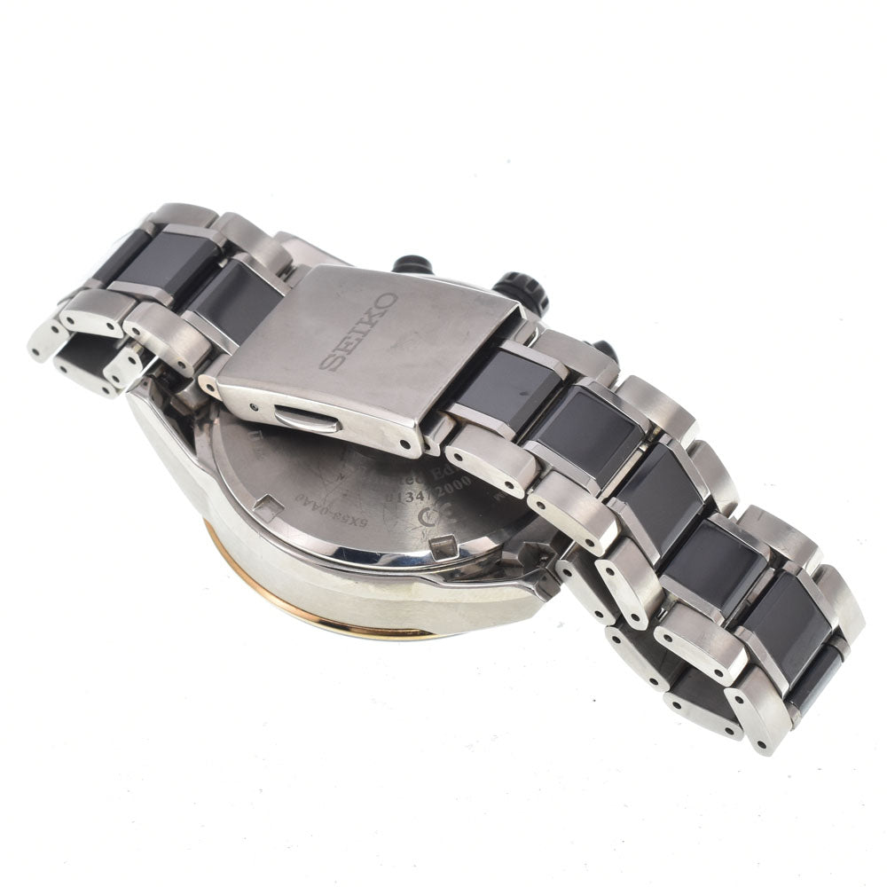 with paper SEIKO Astron 5X53-0AA0/SBXC007 GPS (Limited Edition of 2000 Units) Navy Dial GPS Solar Men's
 Watch J#150639