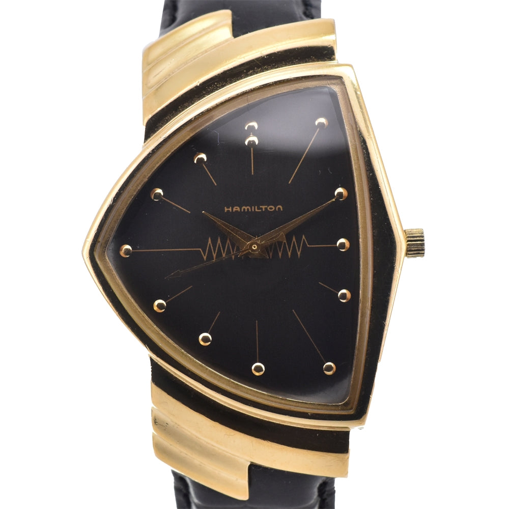 HAMILTON Ventura Registered Edition 6108 black Dial Quartz Ladies
 Watch I#150640