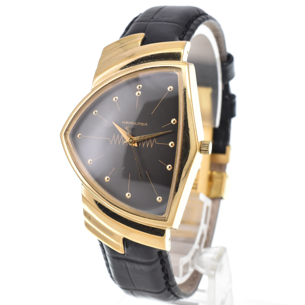 HAMILTON Ventura Registered Edition 6108 black Dial Quartz Ladies
 Watch I#150640