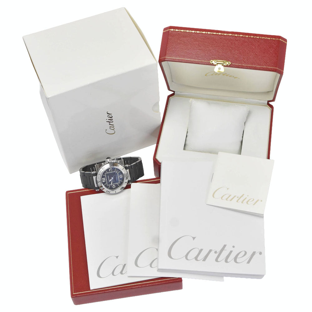 CARTIER Pacha Sea timer W31077U2 black Dial Automatic Men's
 Watch I#150641