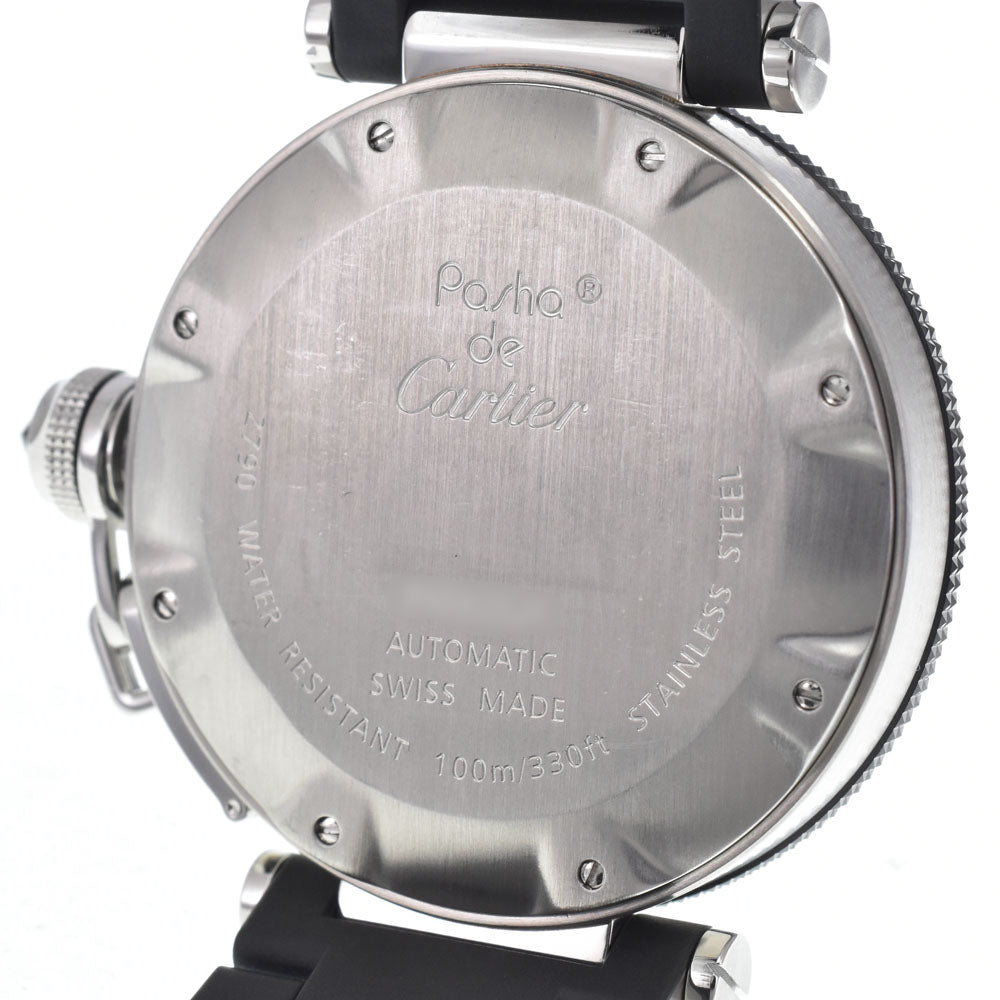 CARTIER Pacha Sea timer W31077U2 black Dial Automatic Men's
 Watch I#150641