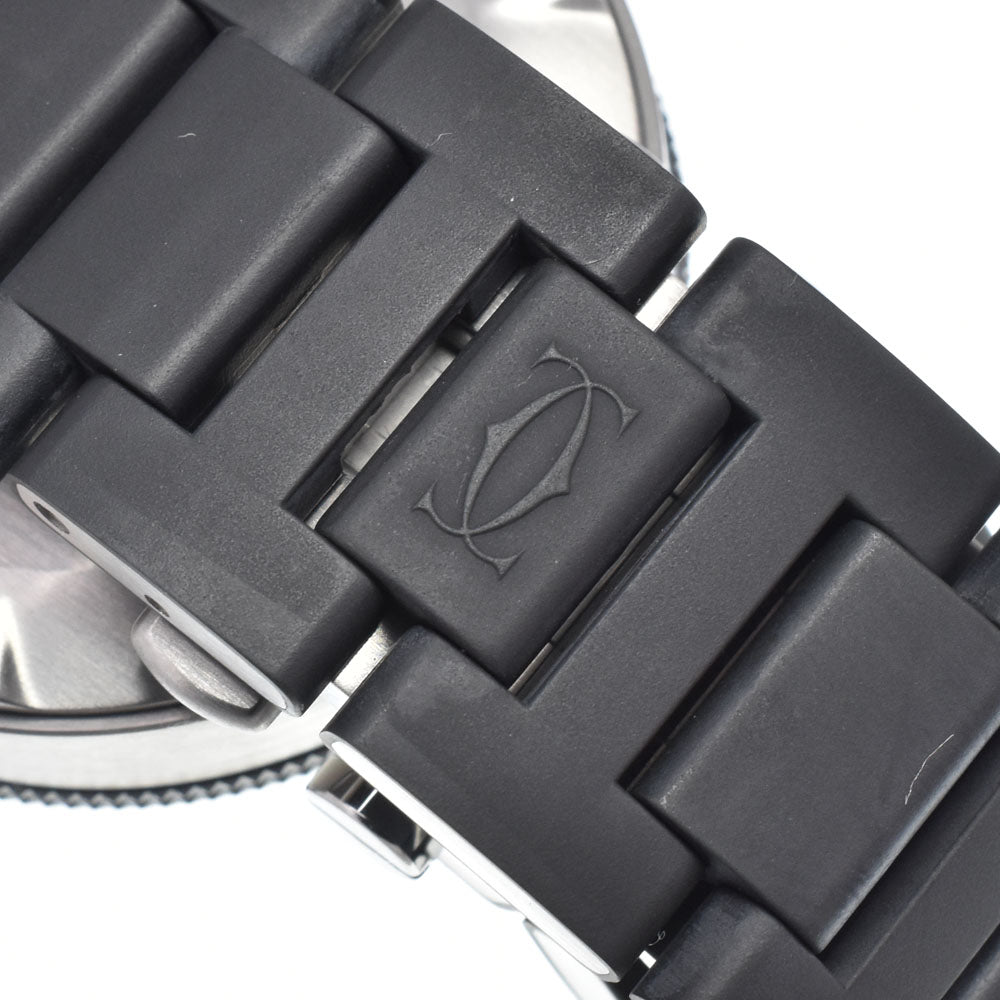 CARTIER Pacha Sea timer W31077U2 black Dial Automatic Men's
 Watch I#150641