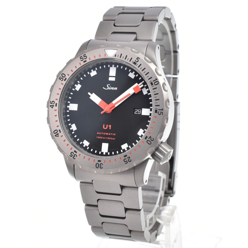 Sinn U1 Diving Watch 1010.01 1000m black Dial Automatic Men's
 Watch I#150643
