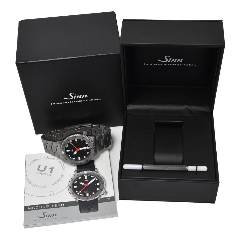 Sinn U1 Diving Watch 1010.01 1000m black Dial Automatic Men's
 Watch I#150643