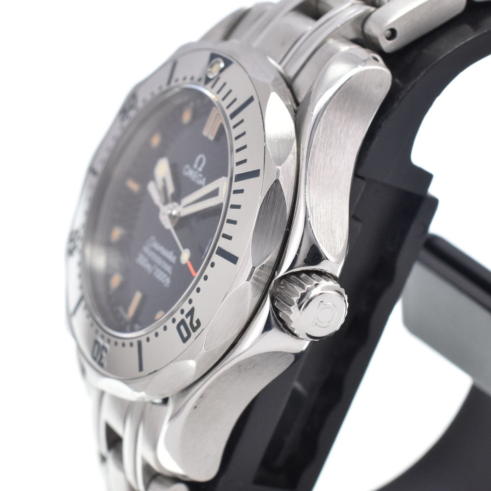 with paper OMEGA Seamaster 300M 2582.80 Date blue Dial Quartz Ladies
 Watch I#150646