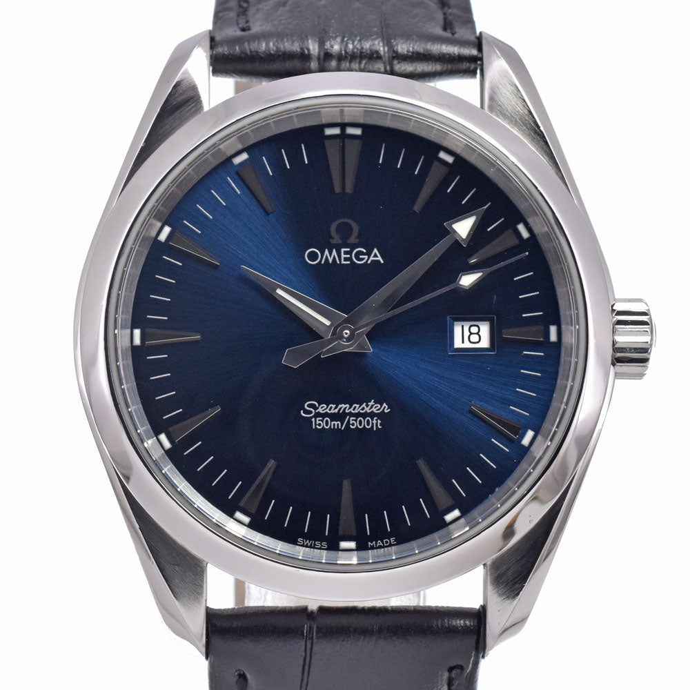 with paper OMEGA Seamaster Aqua Terra 2517.80.00 Date blue Dial Quartz Men's
 Watch I#150650