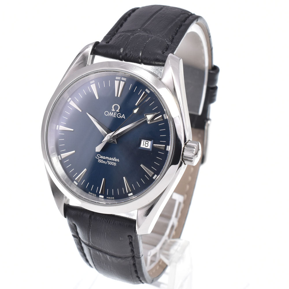 with paper OMEGA Seamaster Aqua Terra 2517.80.00 Date blue Dial Quartz Men's
 Watch I#150650