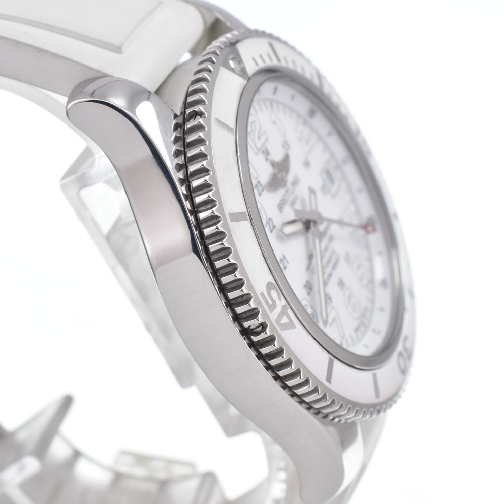with paper BREITLING Super Ocean II A17365D2/A766 Date white Dial Automatic Men's
 Watch I#150651
