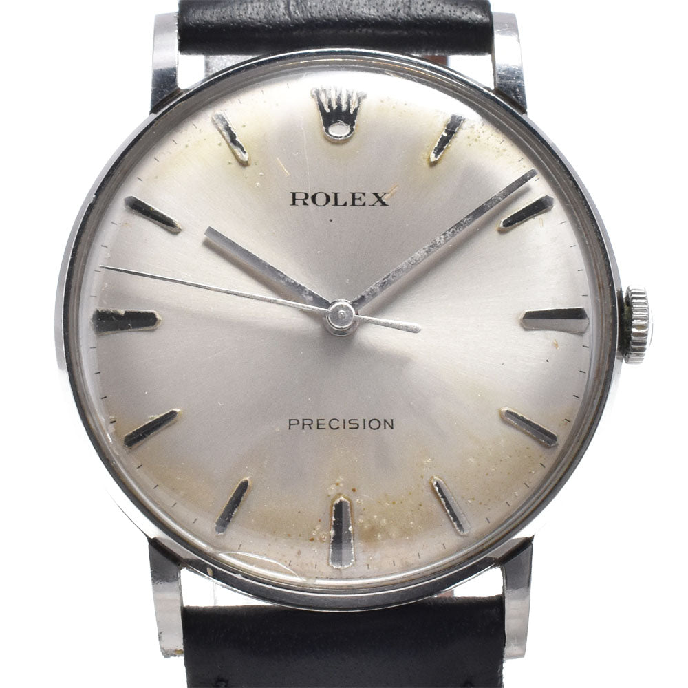 ROLEX Precision 3411 vintage Cal.1225 Silver Dial Hand Winding Men's
 Watch O#150652