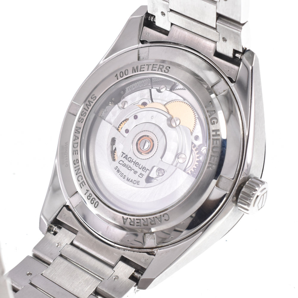 TAG HEUER Carrera caliber 5 WBN2111-0 Date Silver Dial Automatic Men's
 Watch K#150653