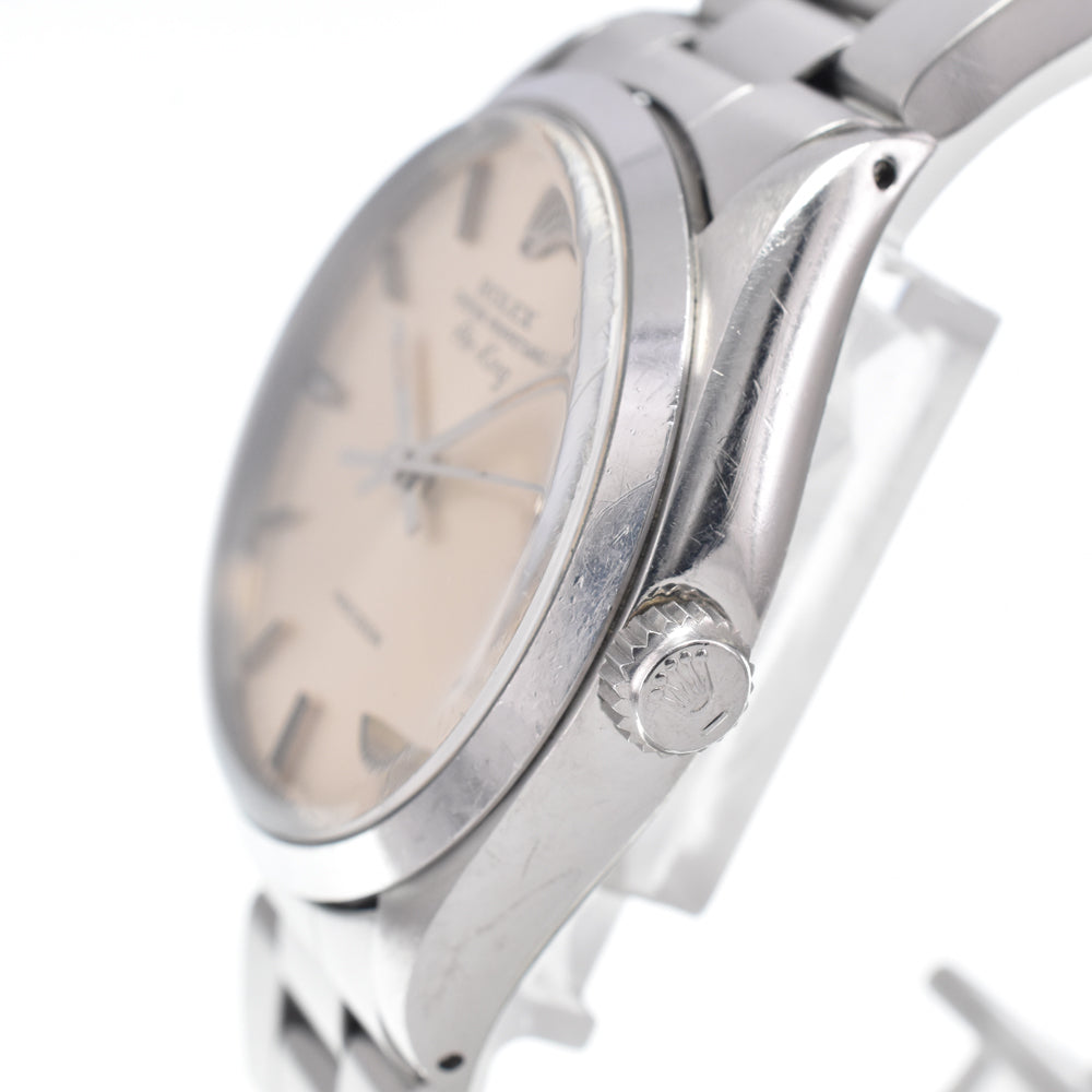 ROLEX Oyster Perpetual Air King 5500 vintage Cal.1520 Silver Dial Automatic Men's
 Watch I#150655