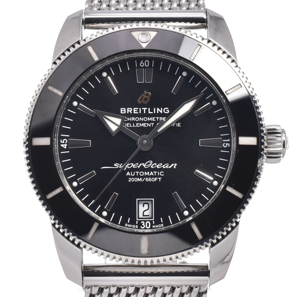 with paper BREITLING Super Ocean Heritage II AB2010 black Dial Automatic Men's
 Watch K#150657