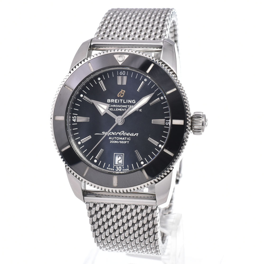 with paper BREITLING Super Ocean Heritage II AB2010 black Dial Automatic Men's
 Watch K#150657