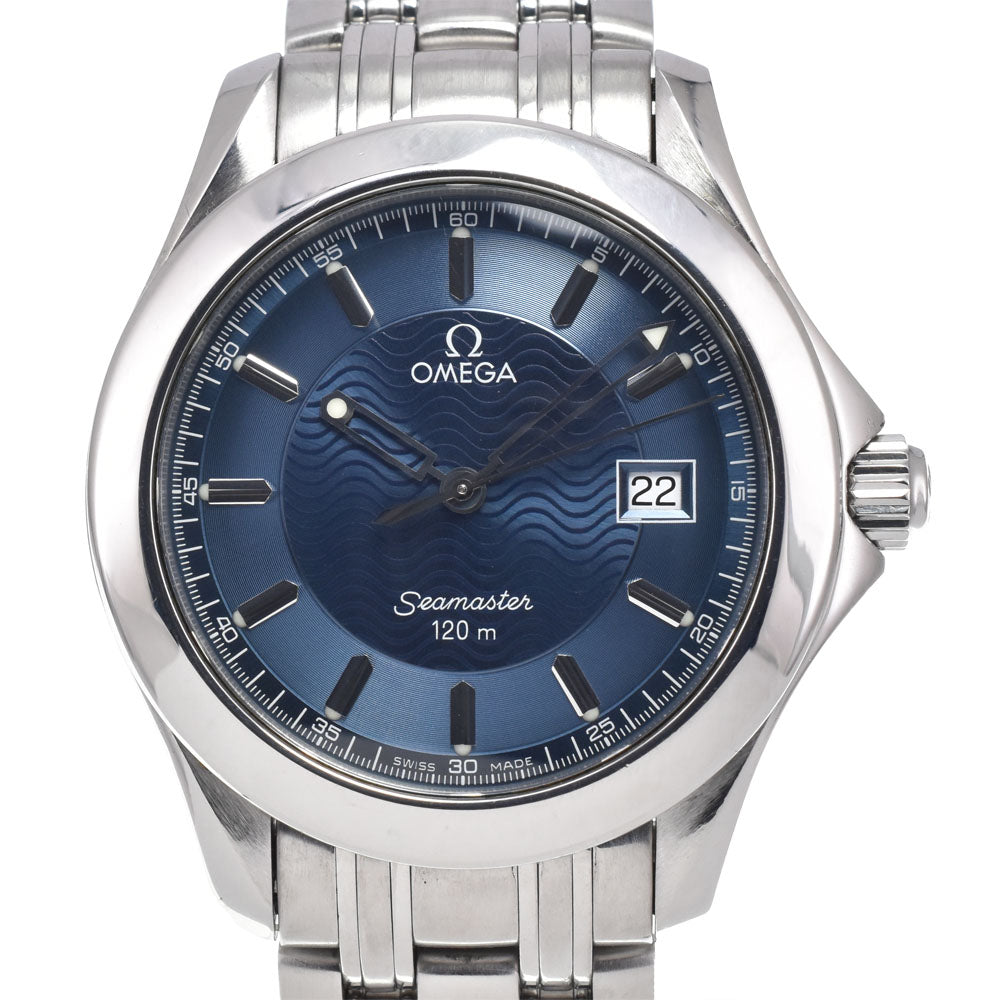 OMEGA Seamaster 2511.81 120m Date blue Dial Quartz Men's
 Watch I#150658