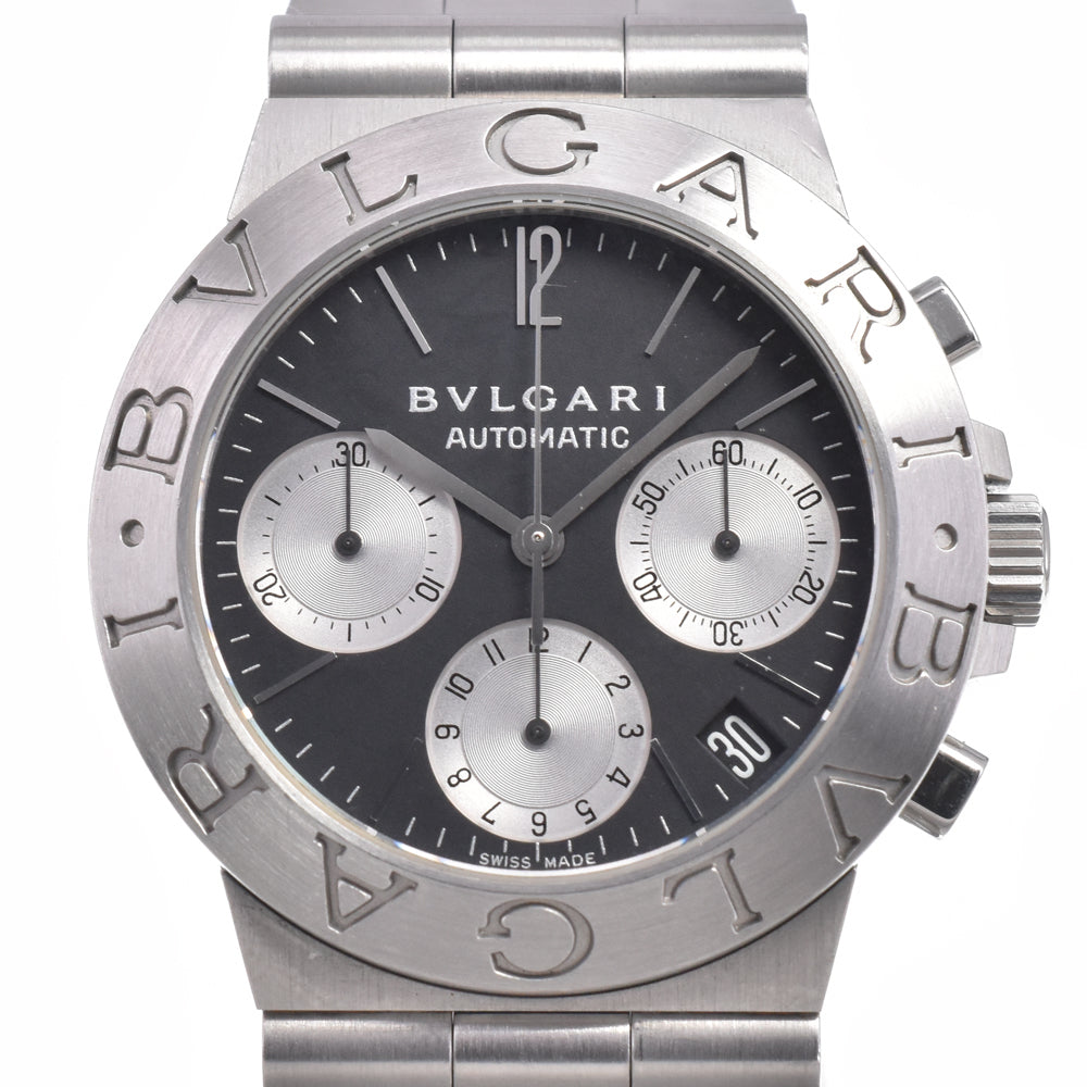 BVLGARI Diagono Sports CH35S Chronograph Date black Dial Automatic Men's
 Watch M#150663