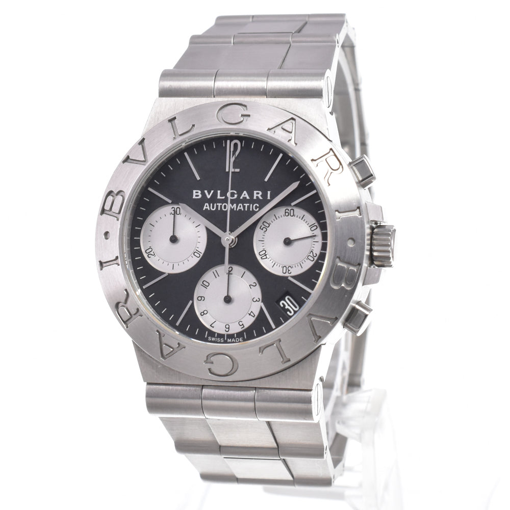 BVLGARI Diagono Sports CH35S Chronograph Date black Dial Automatic Men's
 Watch M#150663
