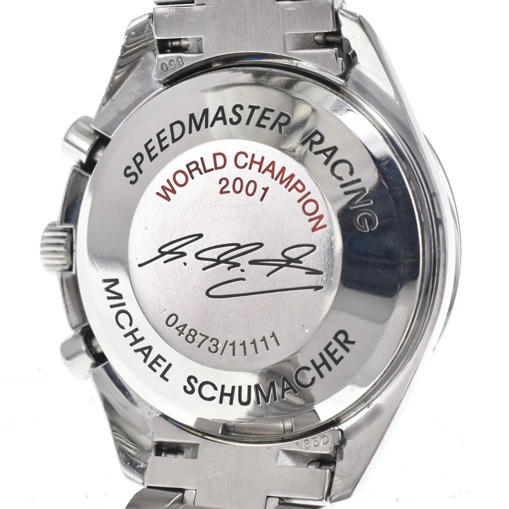 OMEGA Speedmaster Racing Schumacher 3519.50 2001 World Champion black Dial Automatic Men's
 Watch K#150664