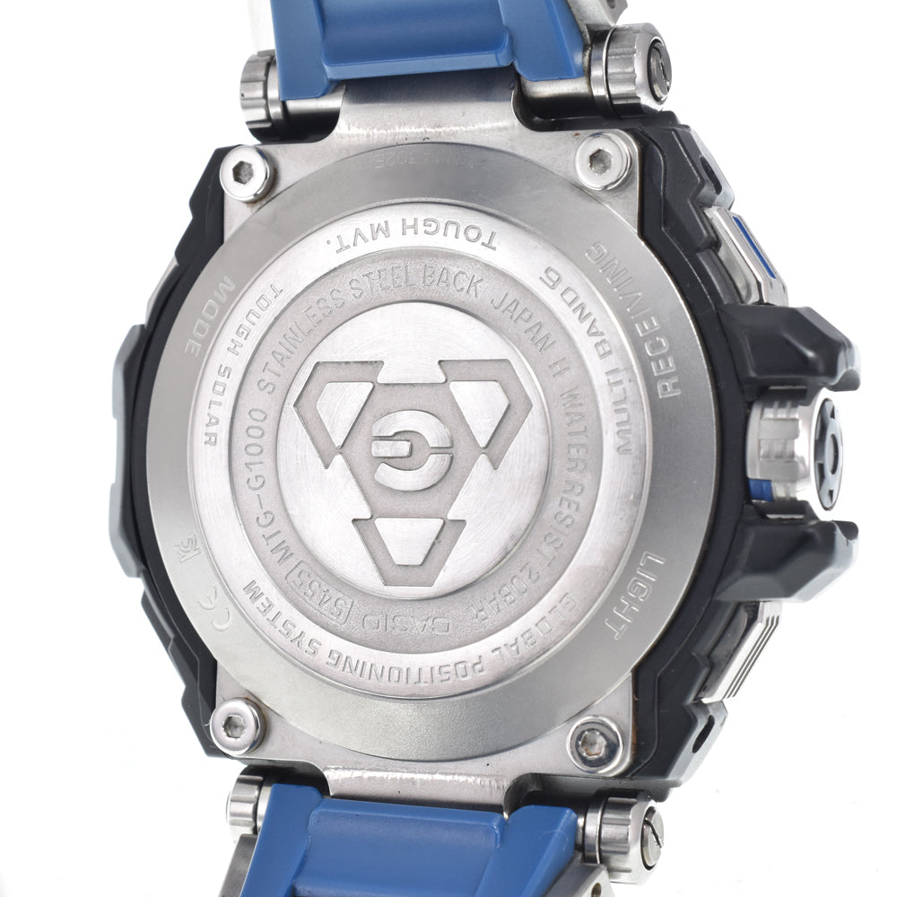 with paper CASIO G-SHOCK MT-G MTG-G1000D-1A2JF gray Dial GPS Solar Men's
 Watch K#150666