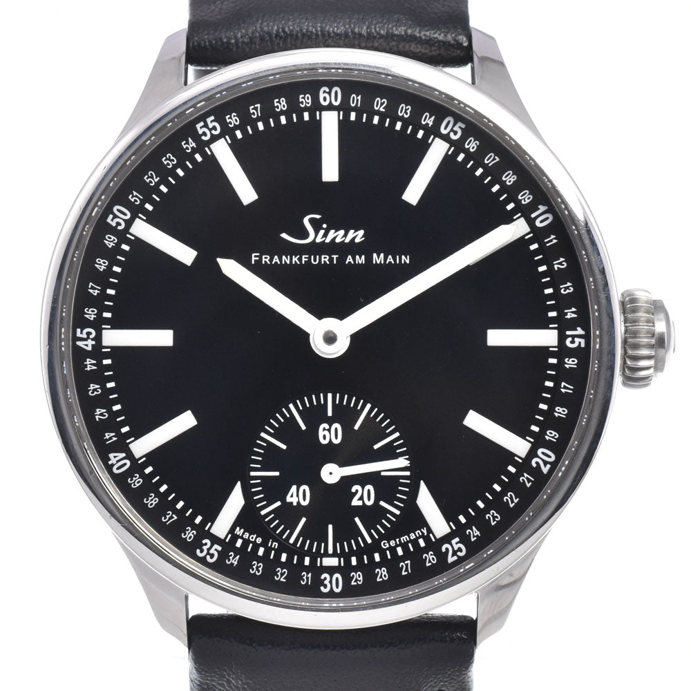 with paper Sinn 6110 6110.Technik Small second black Dial Hand Winding Men's
 Watch K#150667