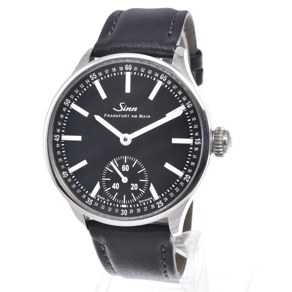 with paper Sinn 6110 6110.Technik Small second black Dial Hand Winding Men's
 Watch K#150667
