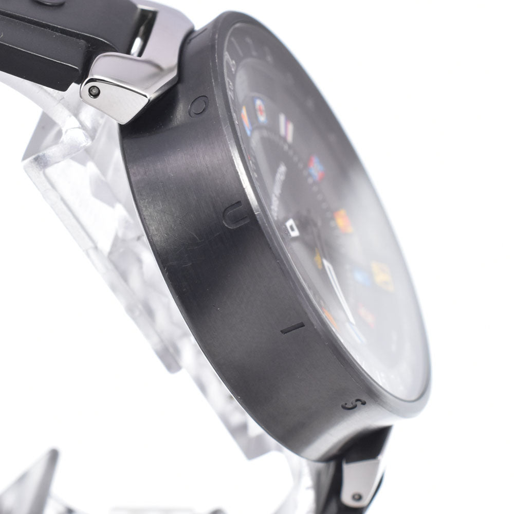 LOUIS VUITTON Tambour Moon Dual Time GMT QA097 GMT gray Dial Quartz Men's
 Watch K#150671