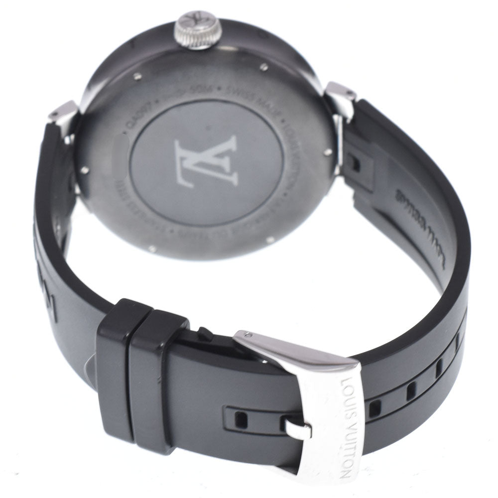LOUIS VUITTON Tambour Moon Dual Time GMT QA097 GMT gray Dial Quartz Men's
 Watch K#150671