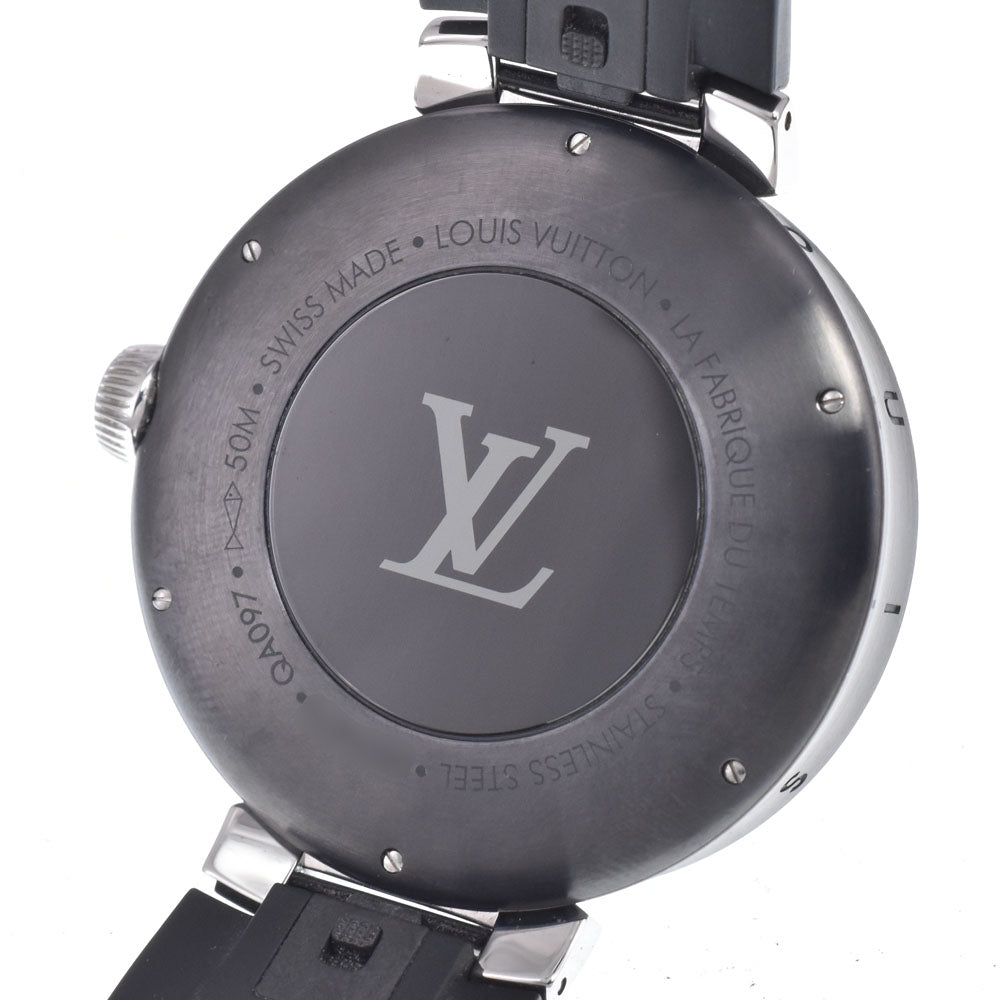LOUIS VUITTON Tambour Moon Dual Time GMT QA097 GMT gray Dial Quartz Men's
 Watch K#150671