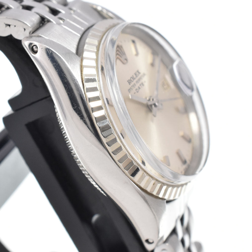ROLEX Oyster perpetual date 6517 vintage Cal.1161 Date Silver Dial Automatic Ladies
 Watch K#150678