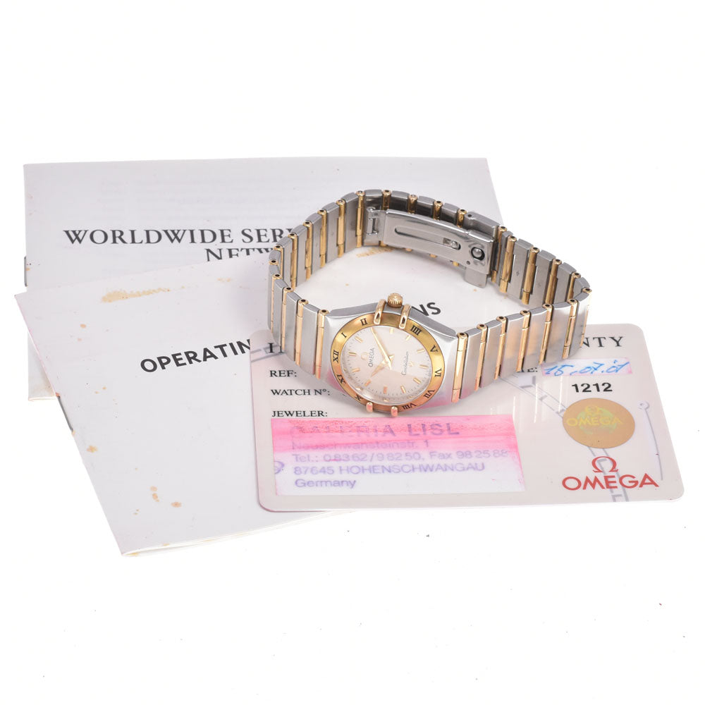 with paper OMEGA Constellation 1272.30 Silver Dial Quartz Ladies
 Watch L#150680