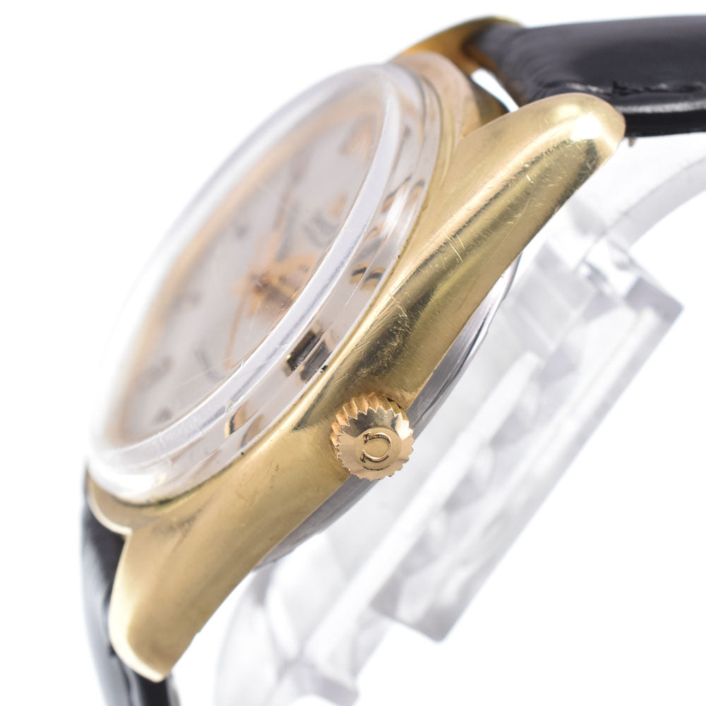 OMEGA Seamaster 166.067 vintage Cap Gold Date Silver Dial Automatic Men's
 Watch O#150684
