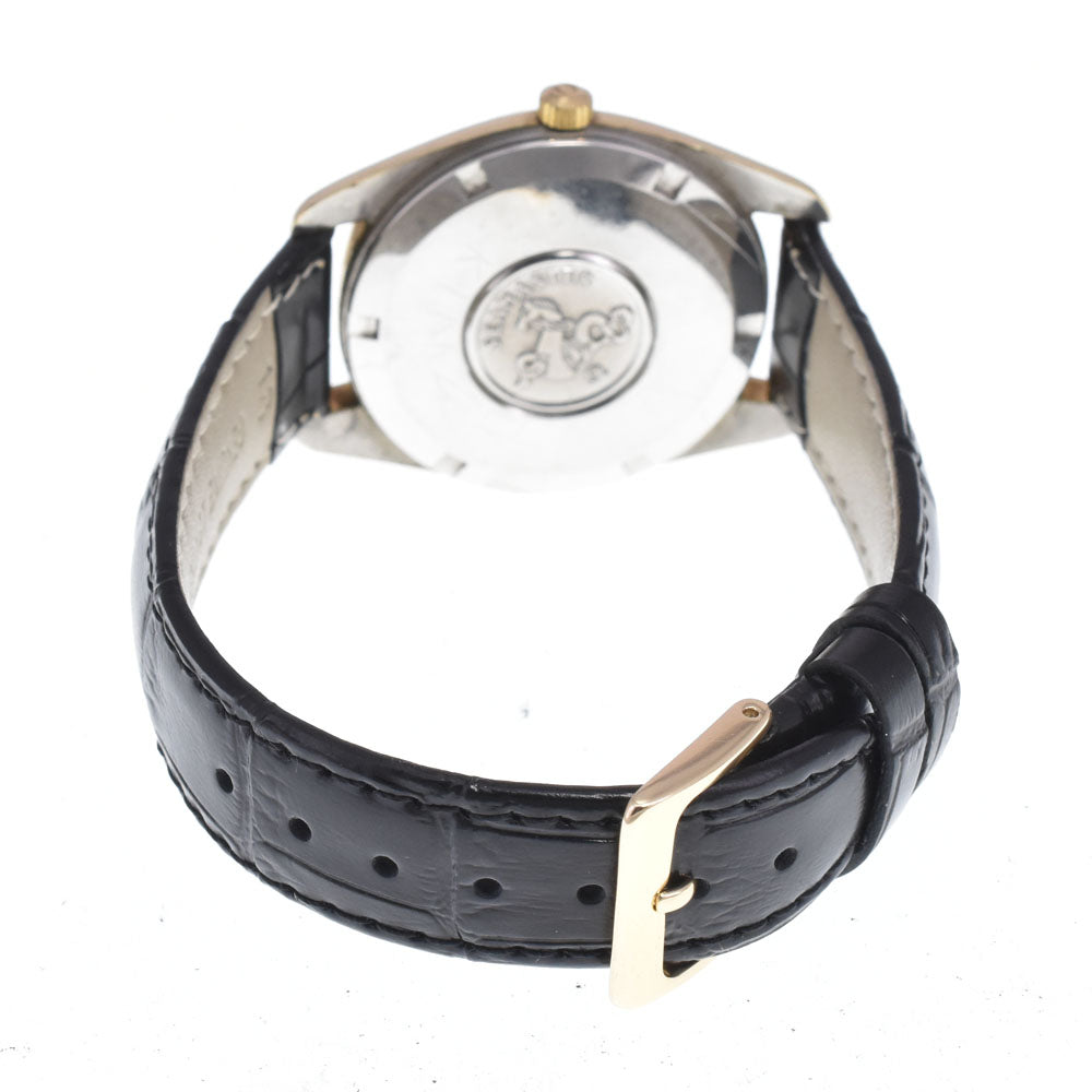 OMEGA Seamaster 166.067 vintage Cap Gold Date Silver Dial Automatic Men's
 Watch O#150684