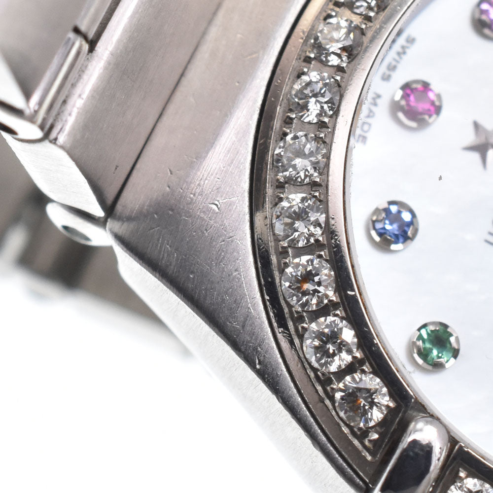 OMEGA Constellation 1475.79 Bezel Diamond White shell Dial Quartz Ladies
 Watch O#151147