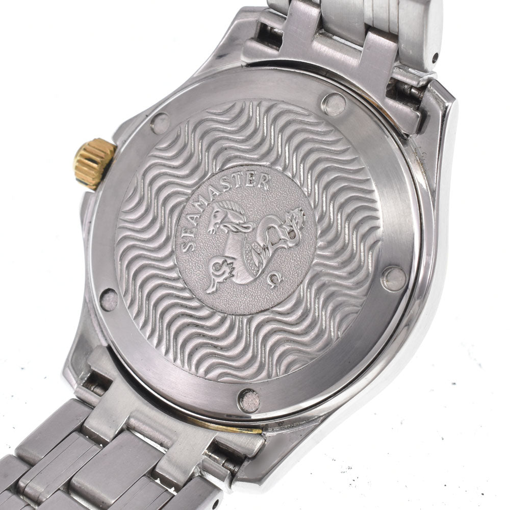 OMEGA Seamaster120M 2411 Date K18YG Bezel gold Dial Quartz Men's
 Watch K#150686