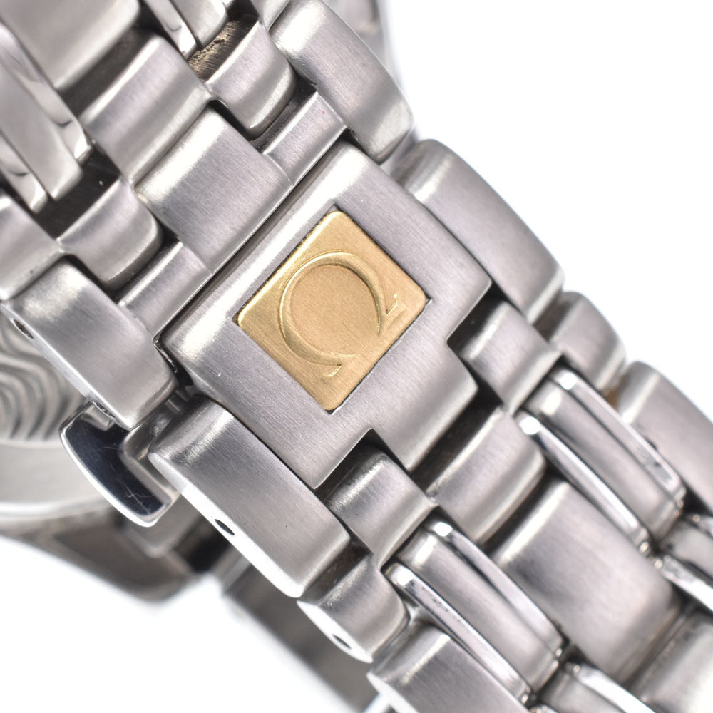 OMEGA Seamaster120M 2411 Date K18YG Bezel gold Dial Quartz Men's
 Watch K#150686