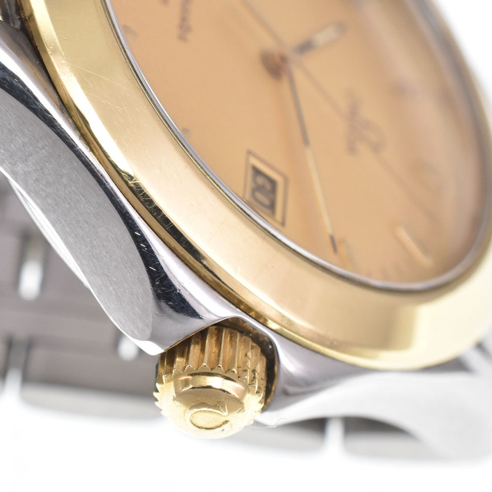 OMEGA Seamaster120M 2411 Date K18YG Bezel gold Dial Quartz Men's
 Watch K#150686