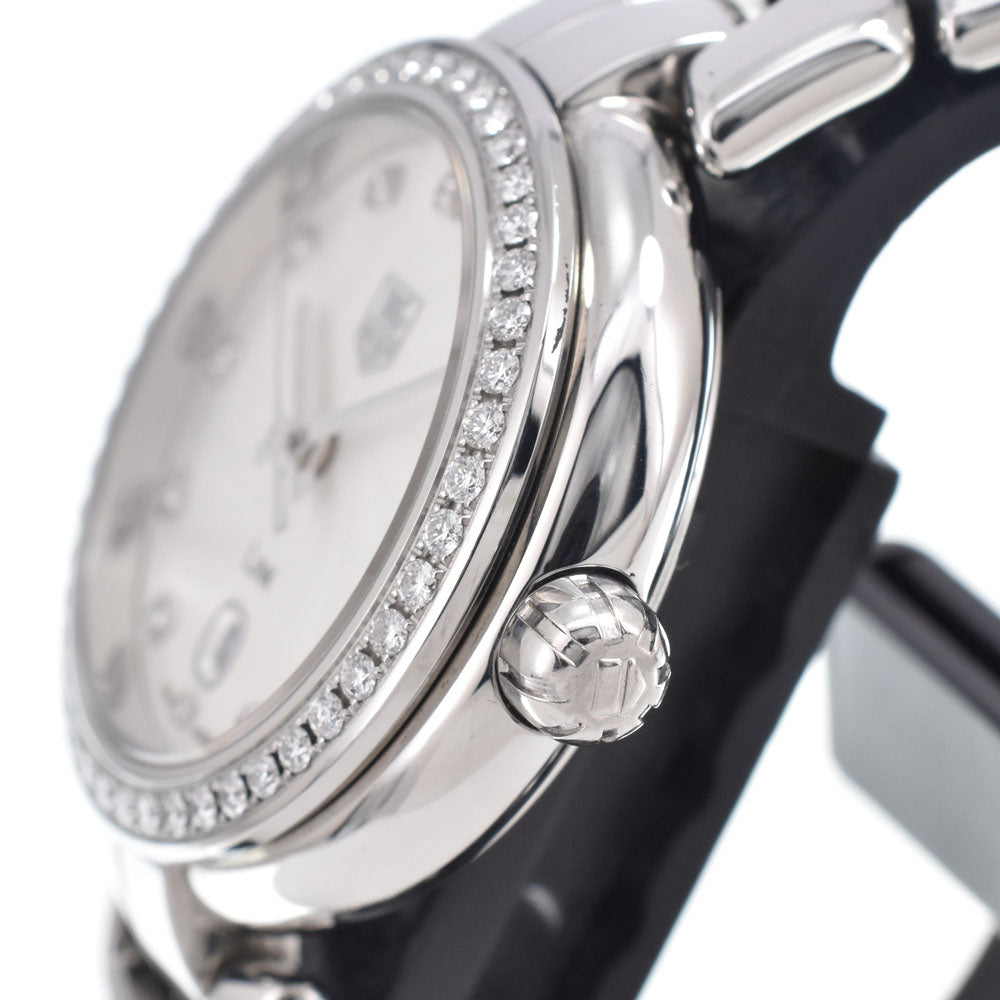 TAG HEUER Link WAT1414.BA0954 Bezel Diamond Silver Dial Quartz Ladies
 Watch K#150687