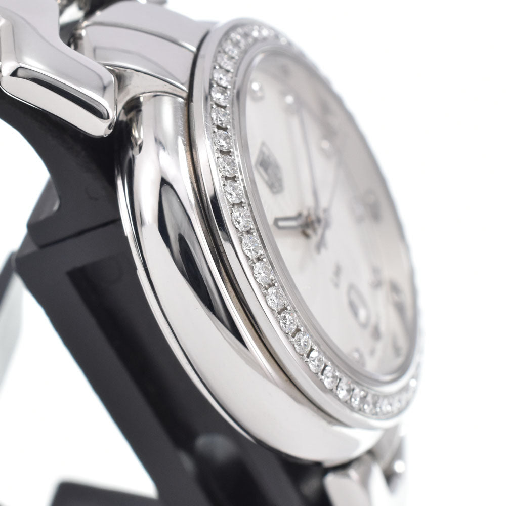 TAG HEUER Link WAT1414.BA0954 Bezel Diamond Silver Dial Quartz Ladies
 Watch K#150687