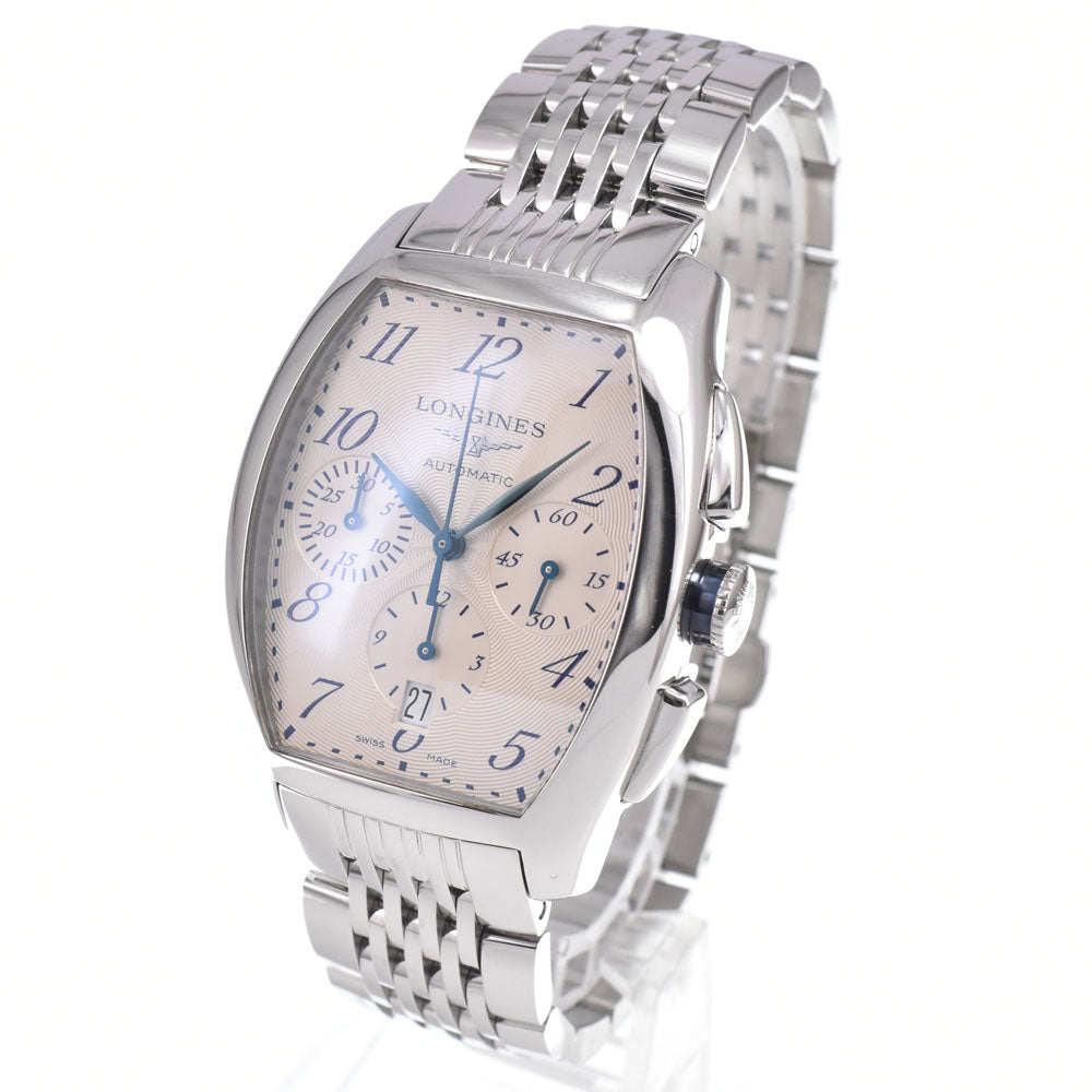 with paper LONGINES Evidenza L2.643.4 Chronograph Silver Dial Automatic Men's
 Watch L#150693