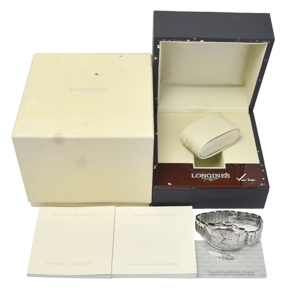 with paper LONGINES Evidenza L2.643.4 Chronograph Silver Dial Automatic Men's
 Watch L#150693