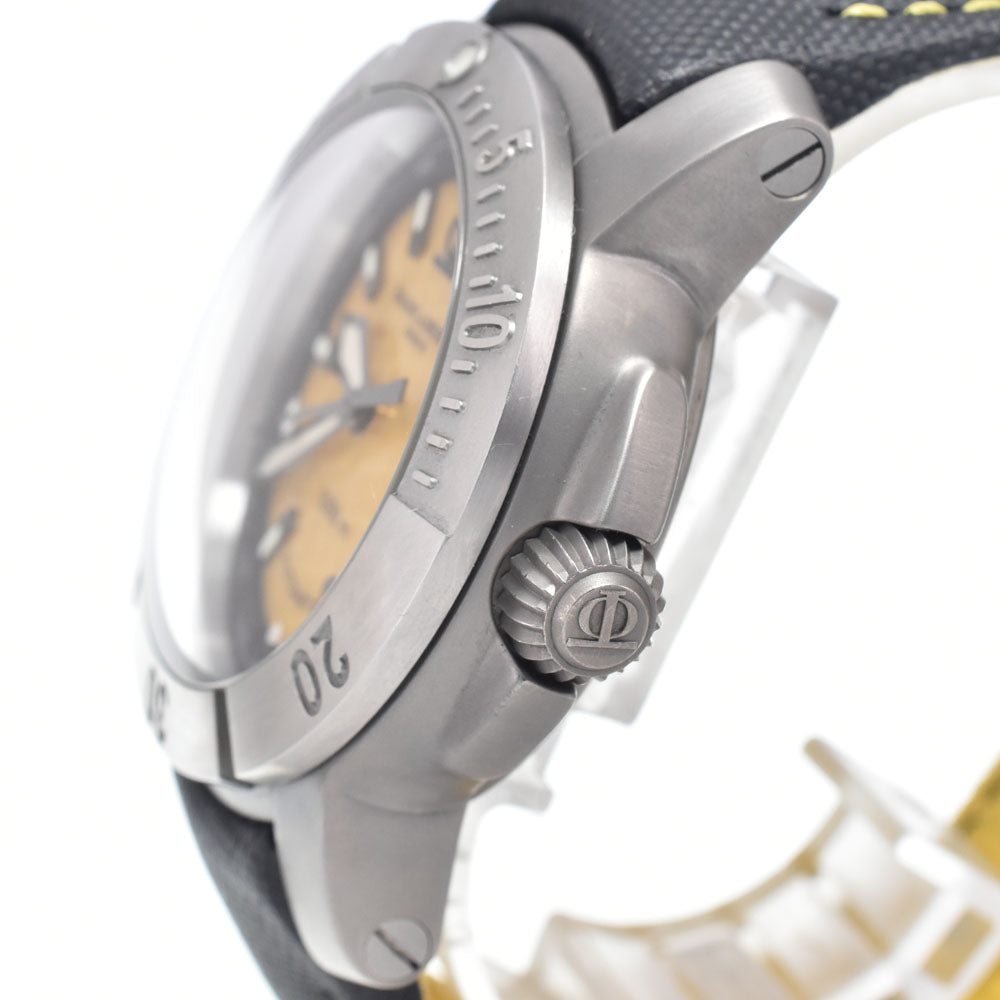 Baume & Mercier Capeland 1000m 65414 Date yellow Dial Automatic Men's
 Watch K#150702