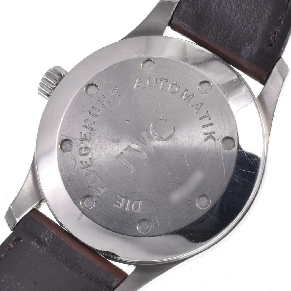 with paper IWC SCHAFFHAUSEN Pilot's Watch Mark XV Date IW325301 black Dial Automatic Men's
 Watch K#150703