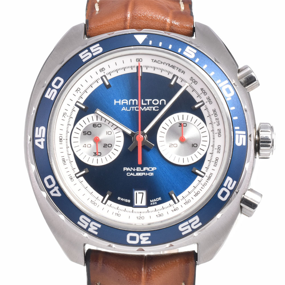 HAMILTON Pan Euro H357160 Limited to 1971 blue Dial Automatic Men's
 Watch L#150710