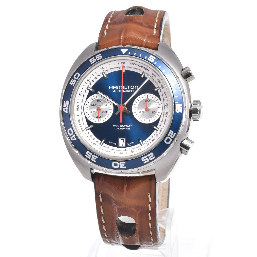 HAMILTON Pan Euro H357160 Limited to 1971 blue Dial Automatic Men's
 Watch L#150710