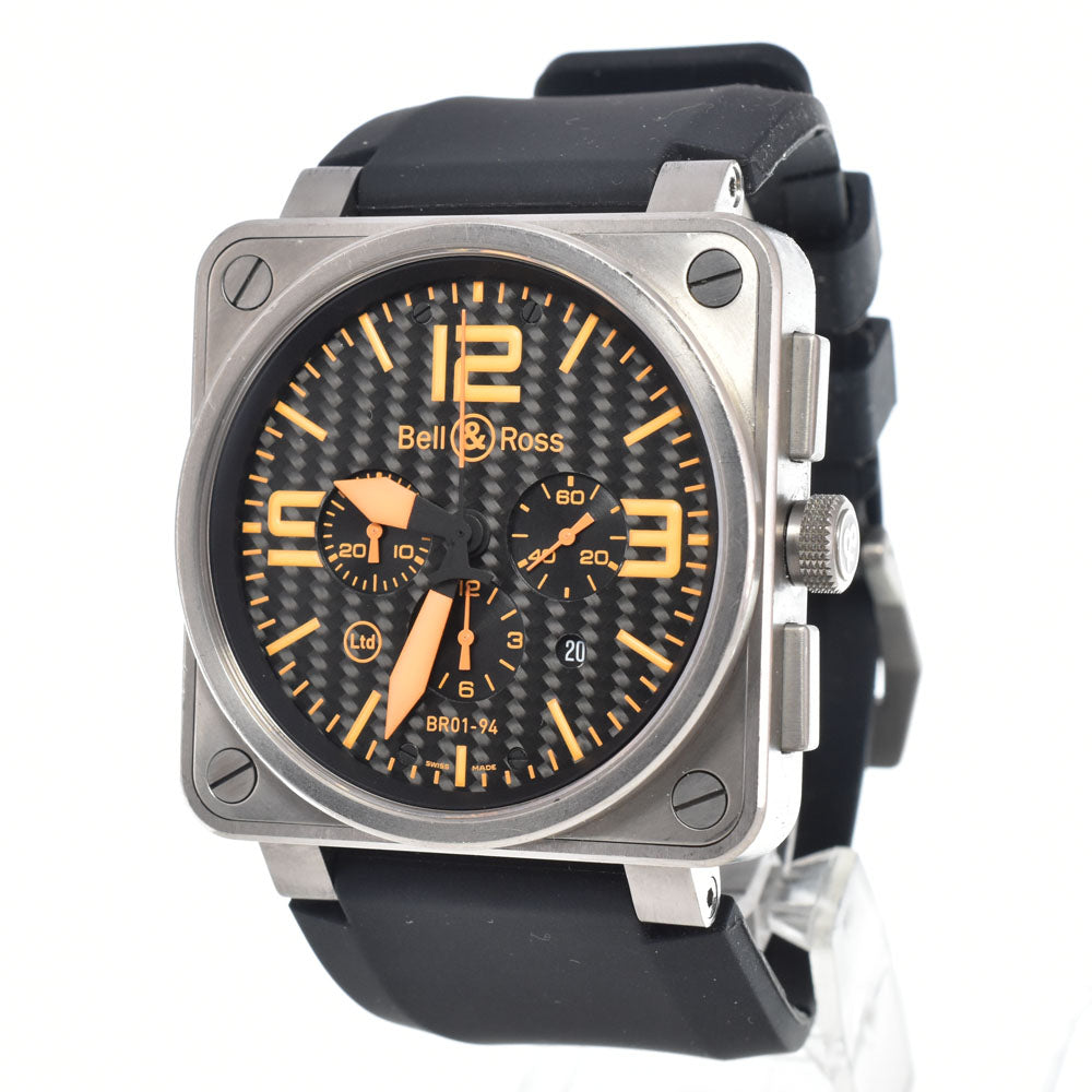 with paper Bell＆Ross BR01-94 BR01-94-TO 500 limited black Dial Automatic Men's
 Watch K#150712
