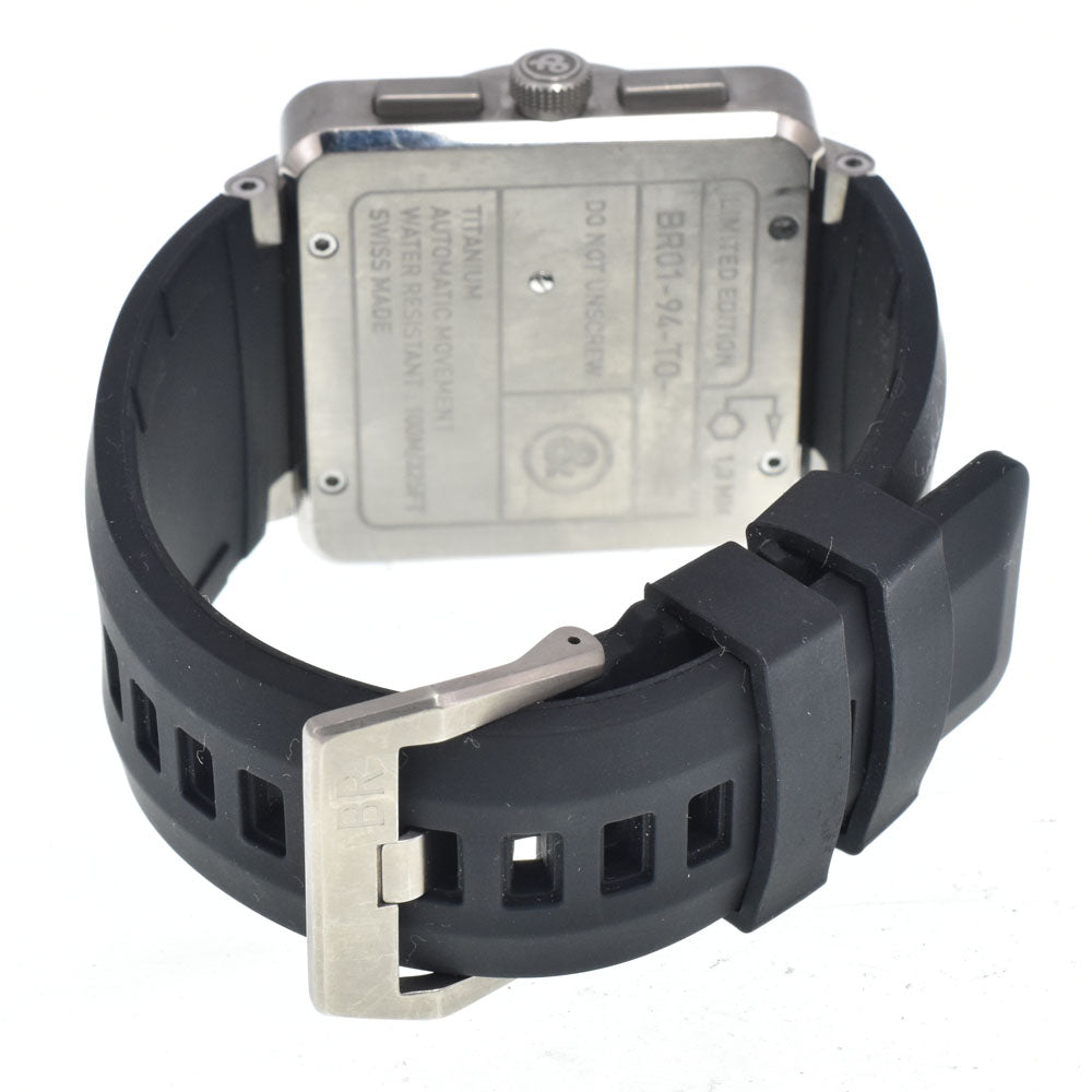 with paper Bell＆Ross BR01-94 BR01-94-TO 500 limited black Dial Automatic Men's
 Watch K#150712